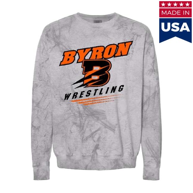 Original Triple M Graphics Merch Store Byron Wrestling Color Blast Hoodie Triplemgraphics Shop