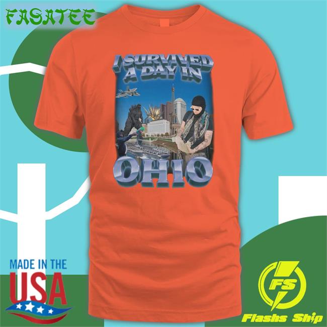 I Survived A Day In Ohio Shirt Swagstimulus Swag Stimulus