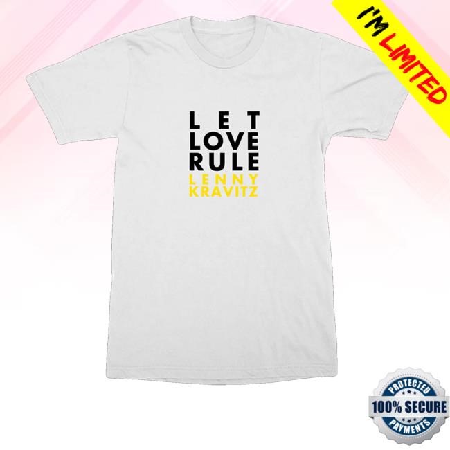 Lenny Kravitz Merch Store Shop Let Love Rule Sweatshirt