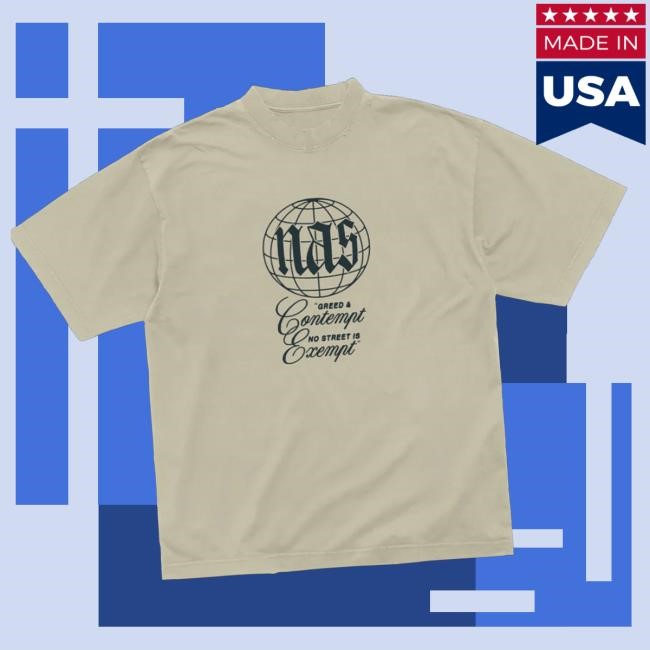 Nasir Jones Merch Store Greed & Contempt t-shirt, hoodie, tank top, sweater and long sleeve t-shirt