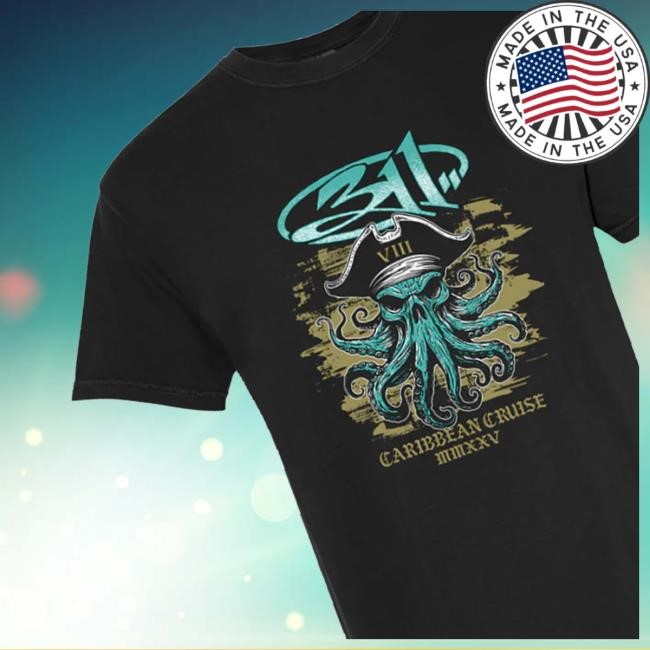 Official Caribbean Cruise 2025 Octopus Pirate Long Sleeve T Shirt