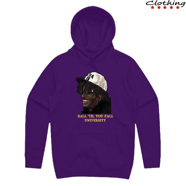 Official Era 8 Apparel Ball 'Til You Fall University Tee