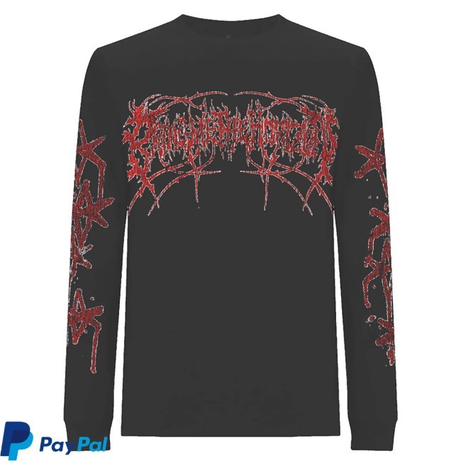 Official Bmth Merch Post Human Nex Gen Bathe In Blood Black Zip Hoodie