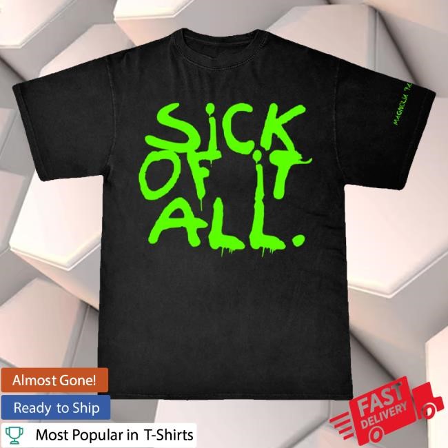 Official Magnolia Park Merch Sick Of It All Tee (Black)