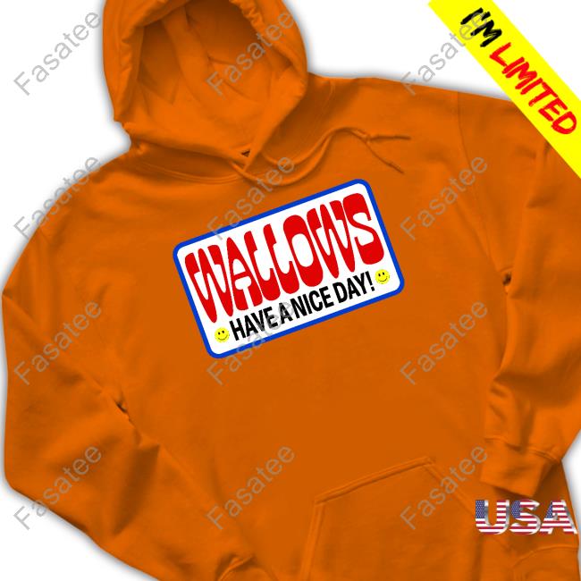 Wallows Merch Wallows Have A Nice Day Hoodied Sweatshirt