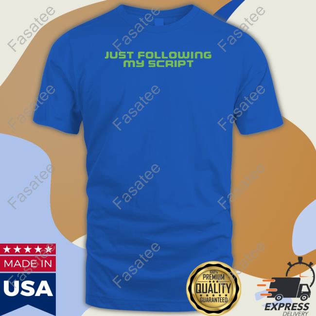 Barstoolsports Store Just Following My Script Long Sleeve Shirt Barstoolsports Store Just Following My Script Crewneck Sweatshirt