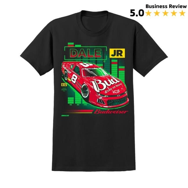 Musictoday Store Dale Earnhardt Jr #8 Budweiser Black Hoodie