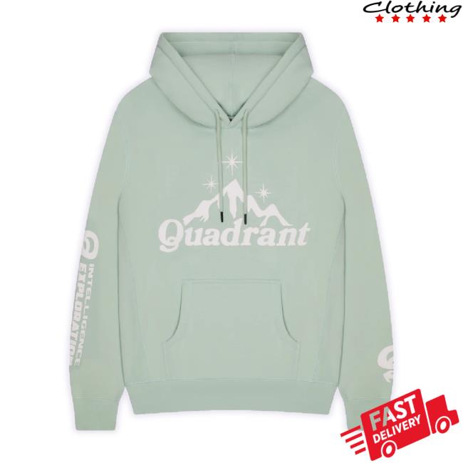 Trending Quadrant Merch Store Exploration Sweater In Surf Green Quadrant Shop