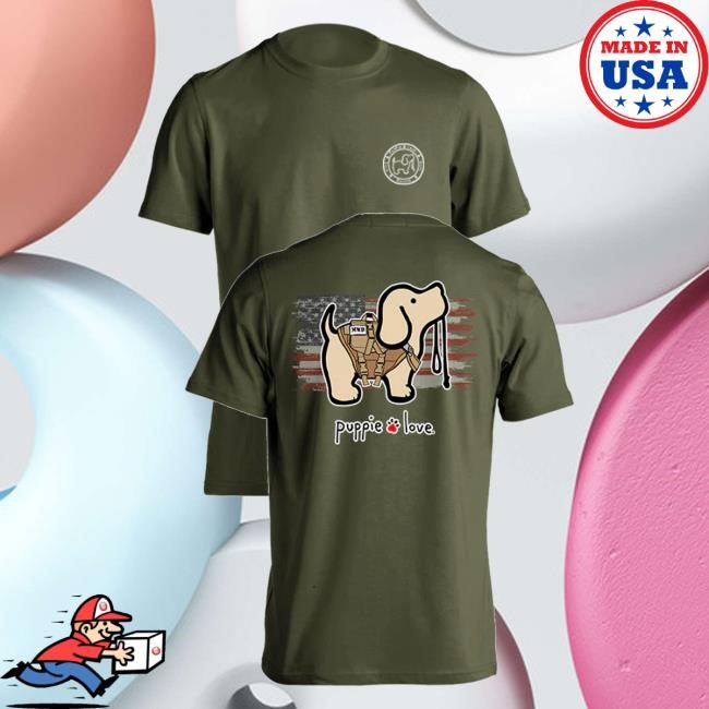Puppie Love Merch Military Working Pup Long Sleeve T Shirt