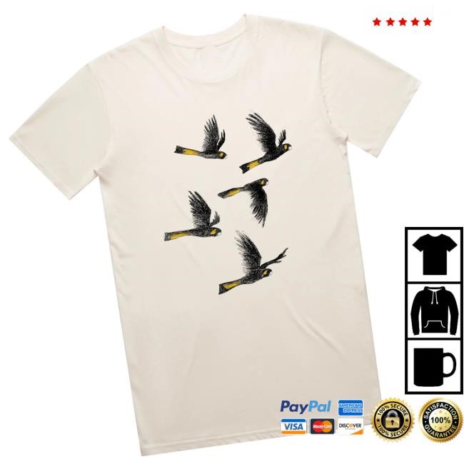 Lonely Kids Club Merch Bridget Farmer Yellow Tailed Black Cockatoos Long Sleeve Shirt