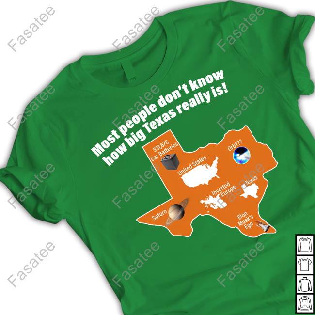 Got Funny Most People Don't Know How Big Texas Really Is Tank Top