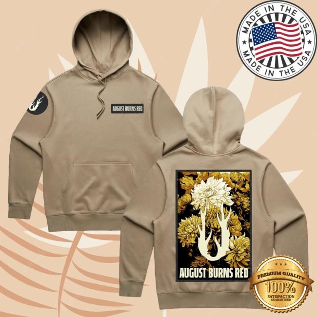 August Burns Red Tour Merch Custom Flower Hoodie