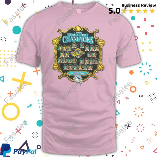 Jesús Luzardo 1997 World Series Champions Florida Marlins Shirt