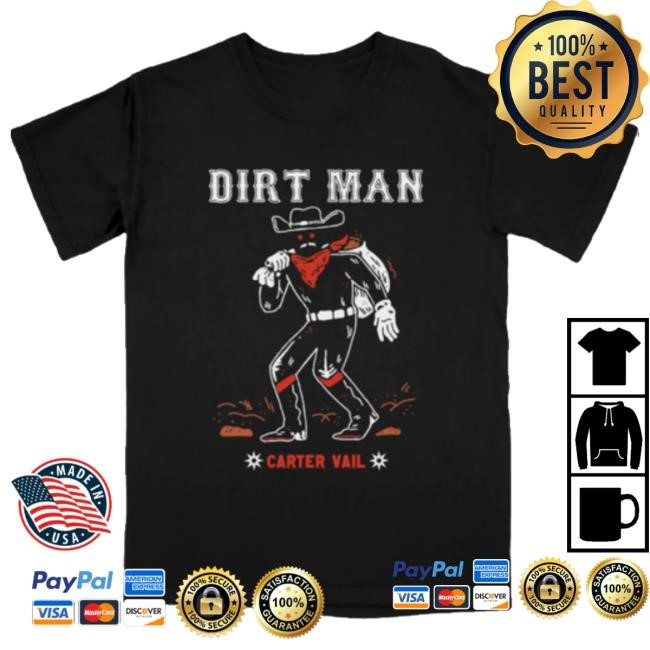 Official Carter Vail Merch Cryptid Dirt Man Hooded Sweatshirt