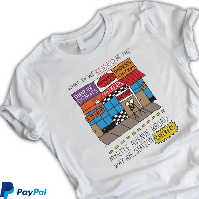 What If We Kissed At The Myrtle Avenue Broadway Ave Station Checkers Hoodie