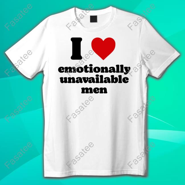 Shopellesong I Heart Emotionally Unavailable Men Hoodie