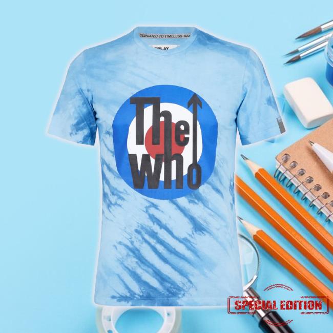 Trending Get The Label Replay Who Tie Dye Hoodie Sweatshirt In Blue