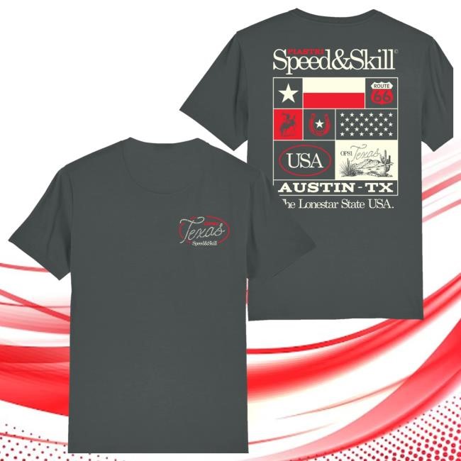 Official Oscar Piastri Merch Texas 2024 T-Shirt - Asphalt Sweatshirt