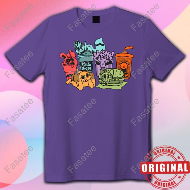 Chikn Nuggit Chikn Nuggit Fast Food Friends Shirt