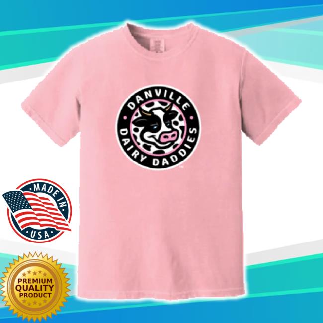Trending Otterbots Merch Store Dairy Daddies Short Sleeve Comfort Colors T - Pink Sweatshirt Otterbots Shop