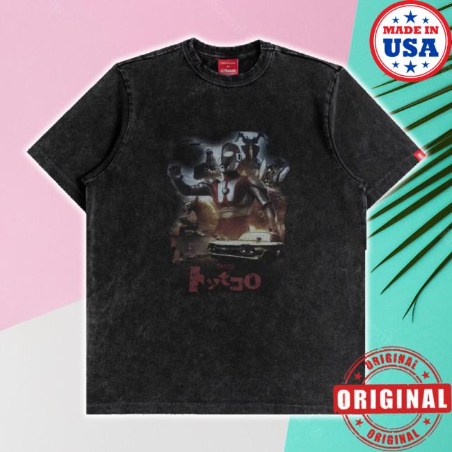 Original Tntco Store Merch Ultraman Poster Long Sleeve Tee (Black) Tntco Shop
