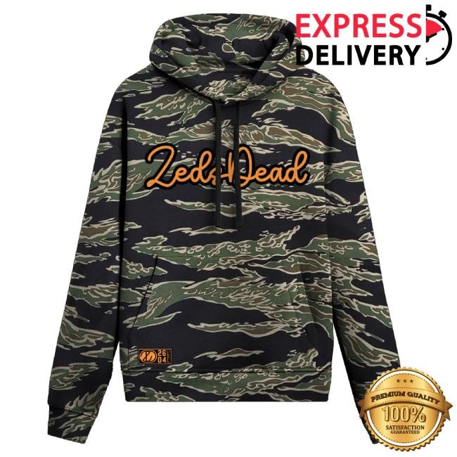 Official Zeds Dead Merch Zeds Dead Eazy Tiger Premium Heavyweight Camo T-Shirt, Hoodie, Tank Top, Sweater And Long Sleeve T-Shirt