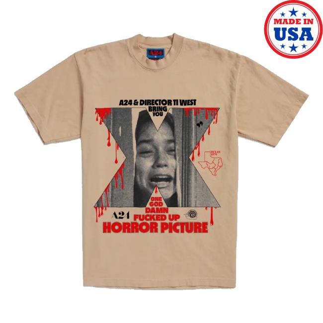 Official A24 Films Merch Store Online Ceramics X X Fucked Up Horror TankTop A24films Shop