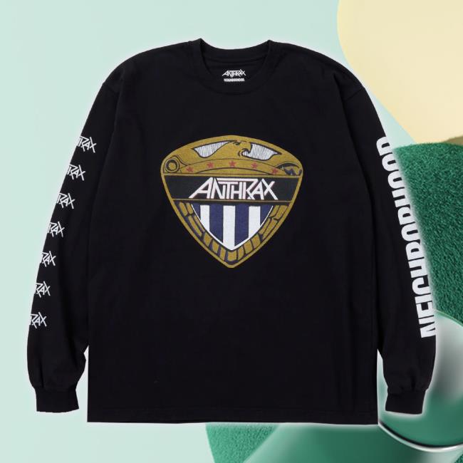 Official Nh X Anthrax t-shirt, hoodie, tank top, sweater and long sleeve t-shirt Ls-2 Black