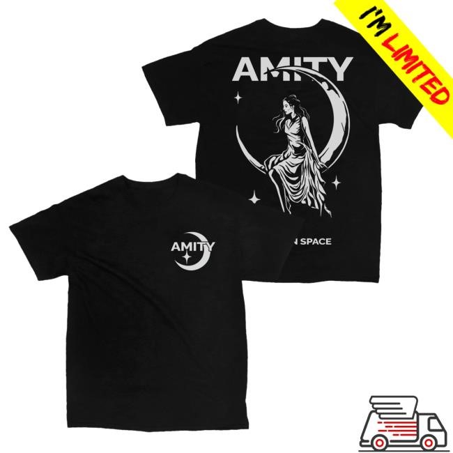 The Amity Affliction Store I'll Be In Space Black Crewneck Sweatshirt