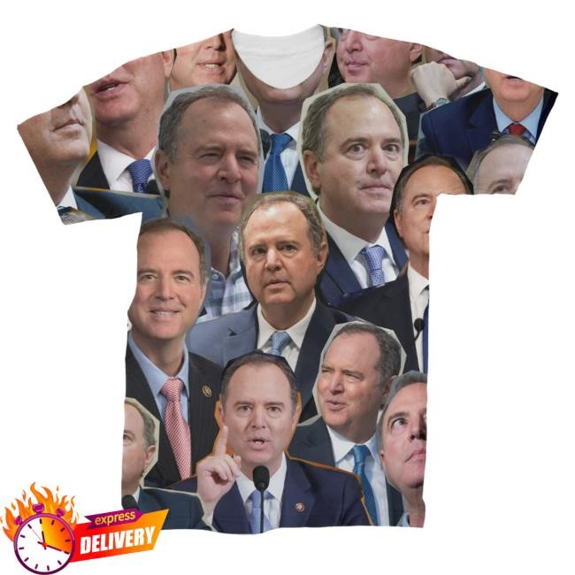 Official Subliworks Merch Adam Schiff Photo Collage Sweater