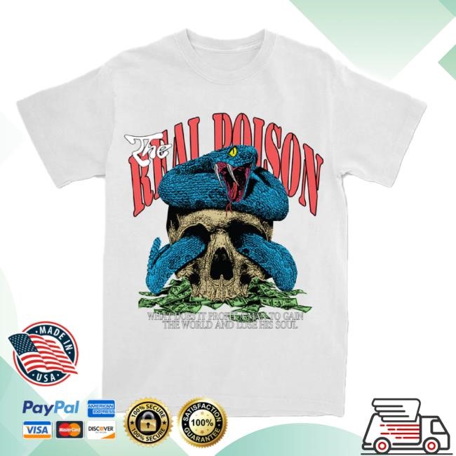 Original Real Poison (White) - Shirt Native Supply Shop Merch Store