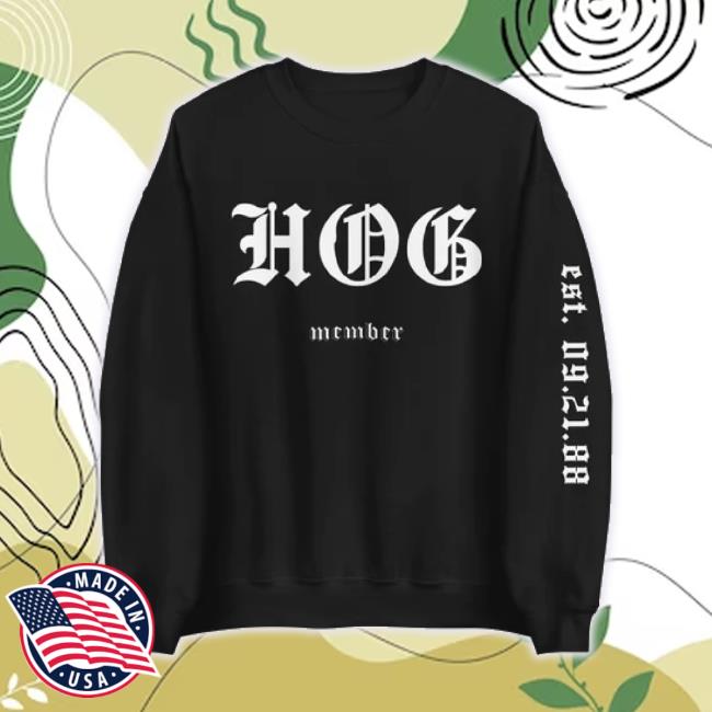 Official Hang Over Gang Merch Store Hog Member Unisex Sweatshirt Hangovergangofficial Shop