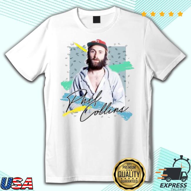 Retro 80S Phil Collins English Singer Drummer Signature shirt