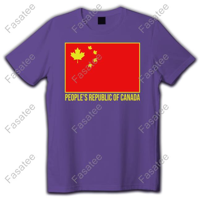 Wbrettwilson People's Republic Of Canada Chinese Flag Tee People's Republic Of Canada Chinese Flag T Shirt