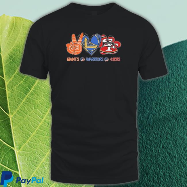 San Francisco Giants And Golden State Warriors And San Francisco 49Ers Dog’S Footprint Sweatshirt
