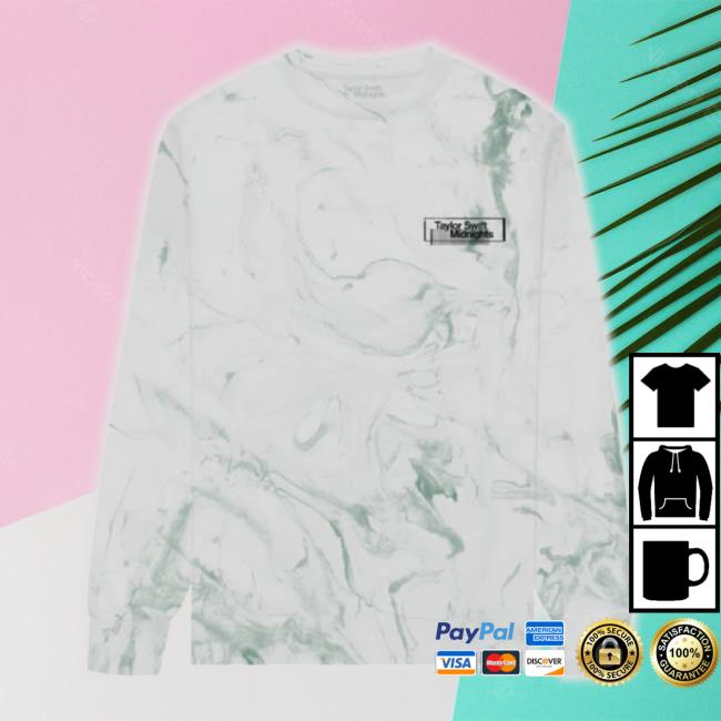 Trending Taylor Swift Midnights Green Tie Dye Hoodie Sweatshirt