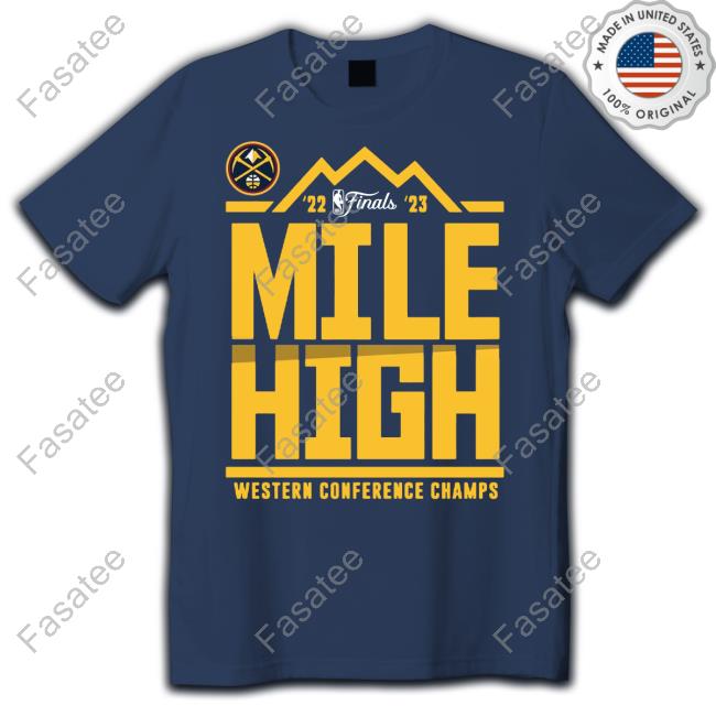 Denver Nuggets Fanatics Branded 2023 Western Conference Champions Spin Hometown Mantra Long Sleeve Tee