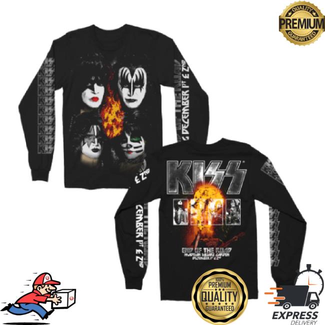 Original Kiss Dtore Merch Kiss Eotr Final Shows T-Shirt Shop Kiss Online