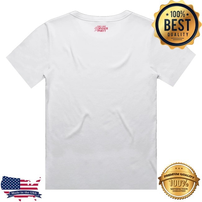 Trending The Last Dinner Party Merch Silhouette Print White Baby Shirt Trending The Last Dinner Party Merch Silhouette Print White Baby Shirts