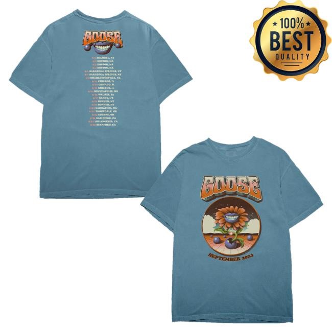 Goosetheband Merch Flowermouth Tour Tee - September 2024 T-Shirt
