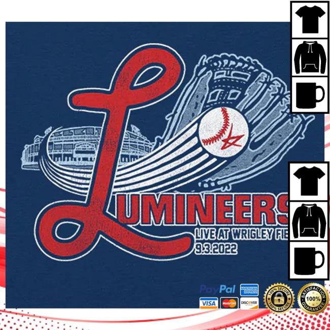 The Lumineers Merch Store Shop Live From Wrigley Field Event Hoodie Sweatshirt