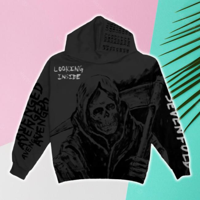 Trending A7xworld Merch Store A7x World Looking Inside (Blk) - Heavy Fleece Tee Pullover A7xworld Shop