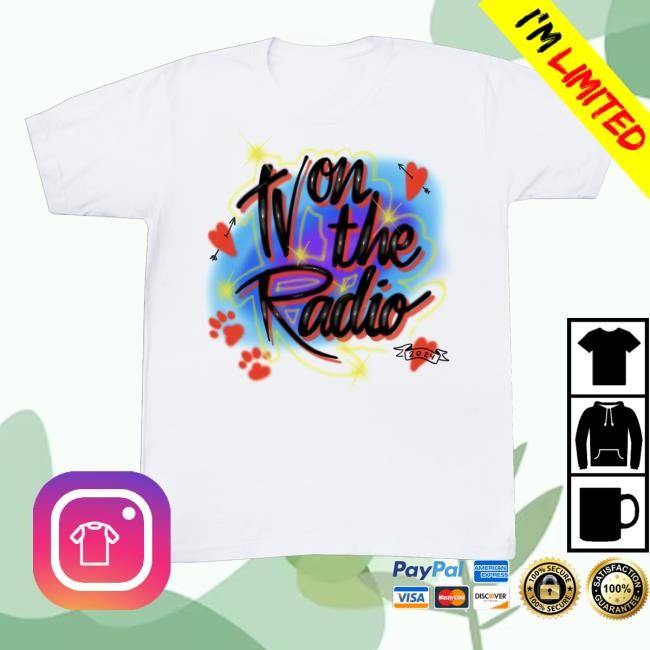 Tv On The Radio Merch Shop Store Airbrush White Tee