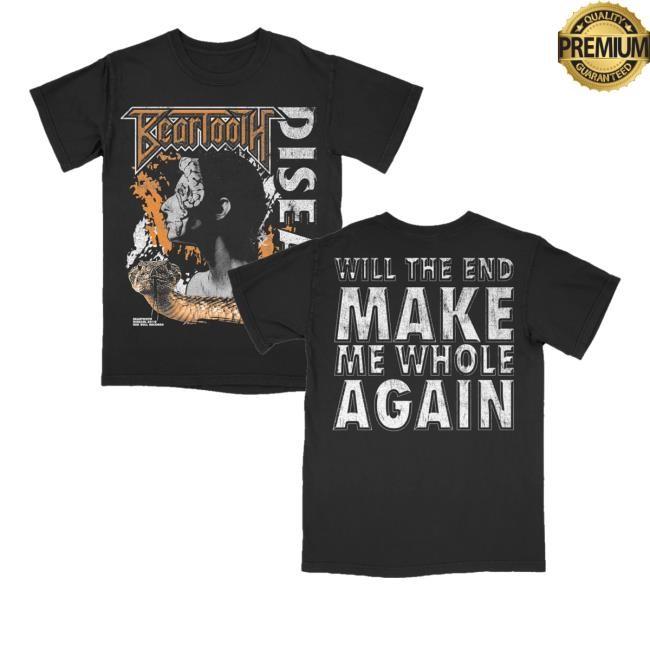 Disease Album Will The End Make Me Whole Again Sweatshirt Beartooth Band Merch Store