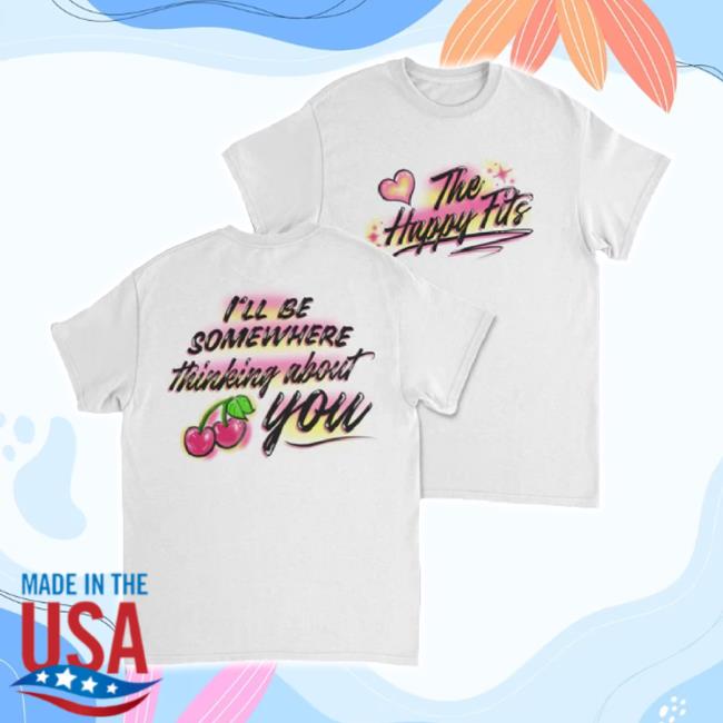 Original The Happy Fits Merch Store Airbrush V-Day Long Sleeve Tee The Happy Fits Shop