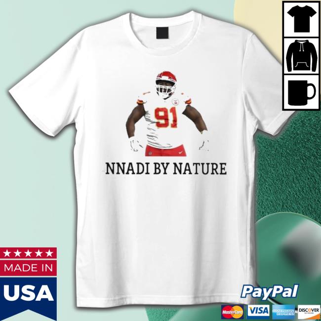 Derrick Nnadi Wearing Nnadi By Nature T-Shirt