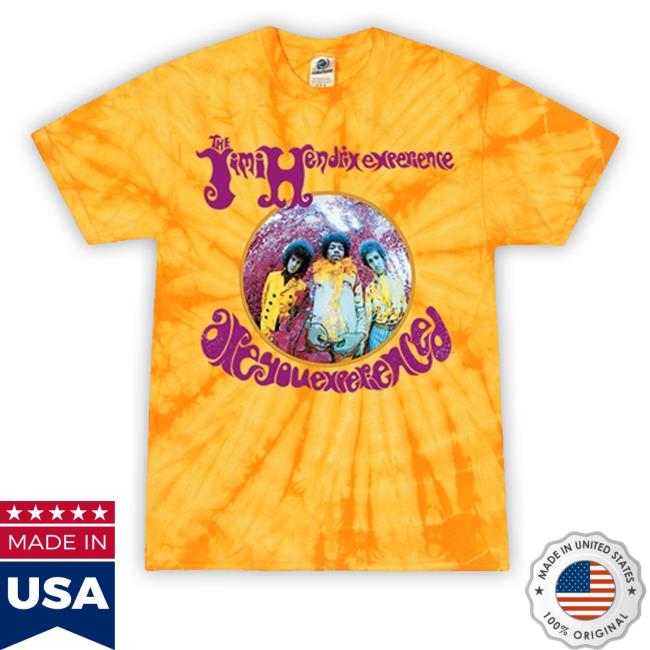Small Batch Jimi Hendrix Are You Experienced Tie-Dye Hoodie Bluescentric