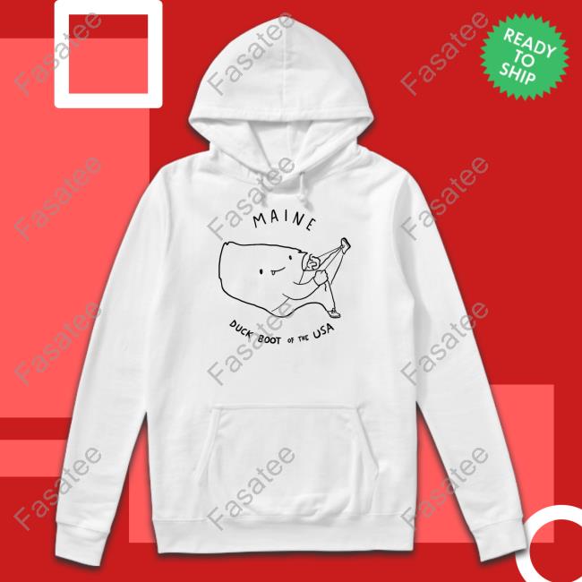 Strange Planet Store Maine Duck Boot Of The Usa Shirt