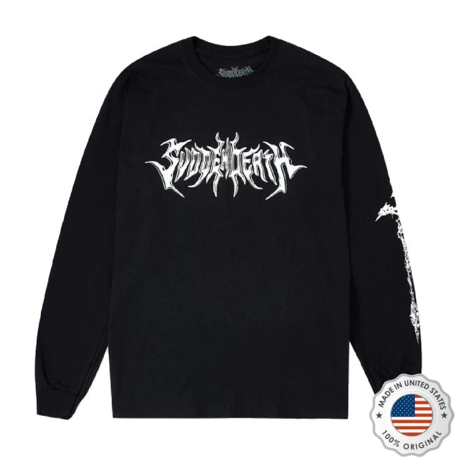 Official Svdden Death Merch Store Valley Of Darkness Black Unisex Sweatshirt Svddendeath Shop