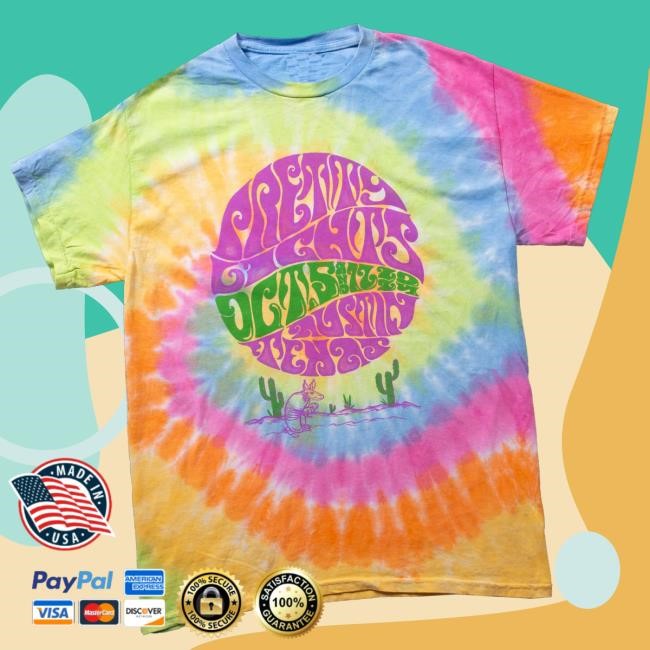 Pretty Light Music Merch Store Austin Tx Tie-Dye 2024 Crewneck Sweatshirt